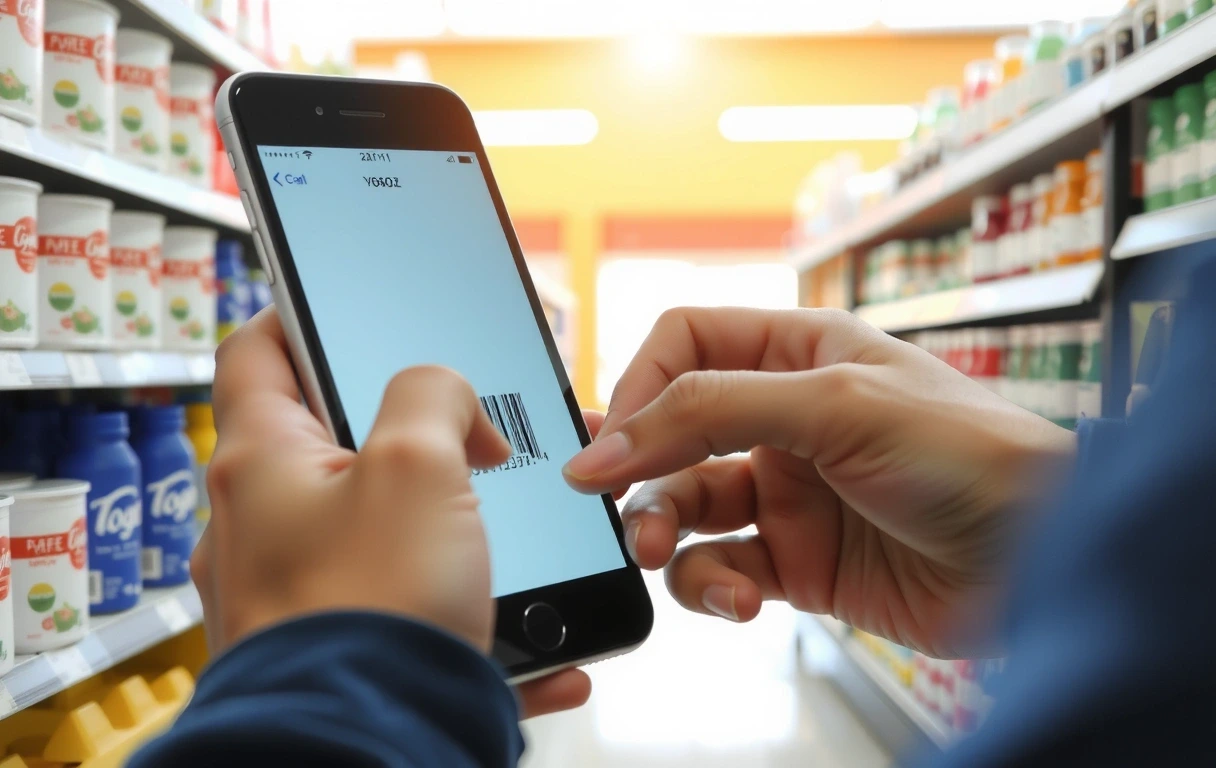 Skanowanie produktu w sklepie